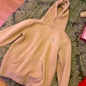 Beige Jordan hoodie